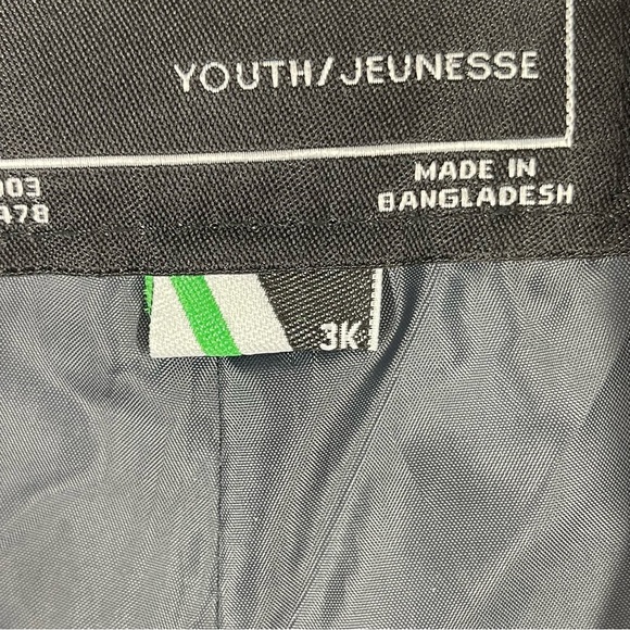 Arctix Kids Essential Insulated Black Bib Overalls Small - Picture 8 of 12